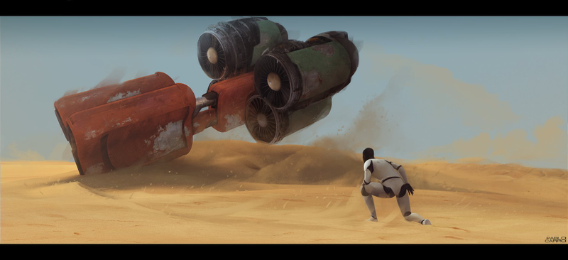 Illustration for article titled Los mejores pósters de Star Wars: Episodio VII están hechos por fans